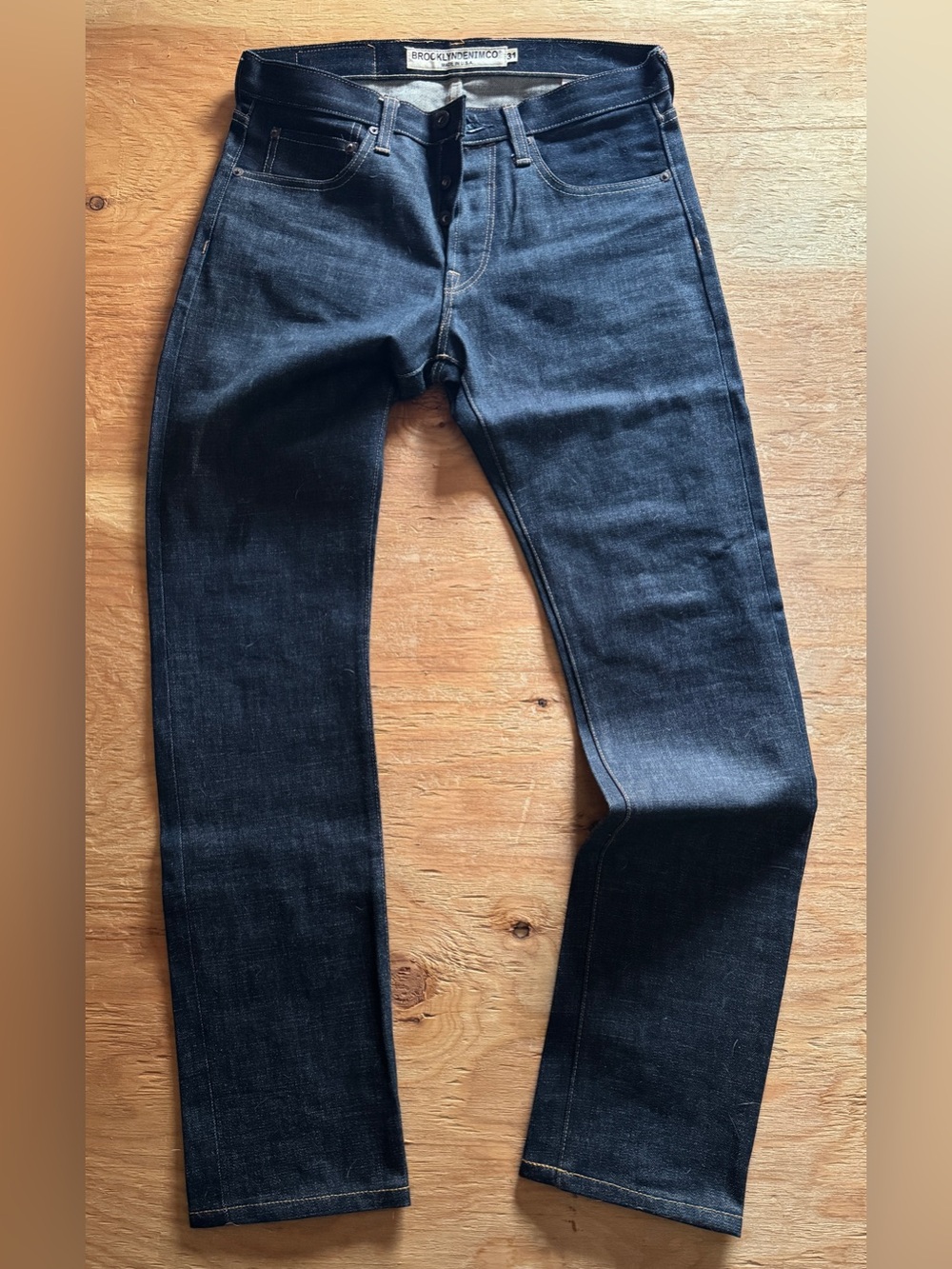Men's Slim Fit Dark Rinse Jeans
